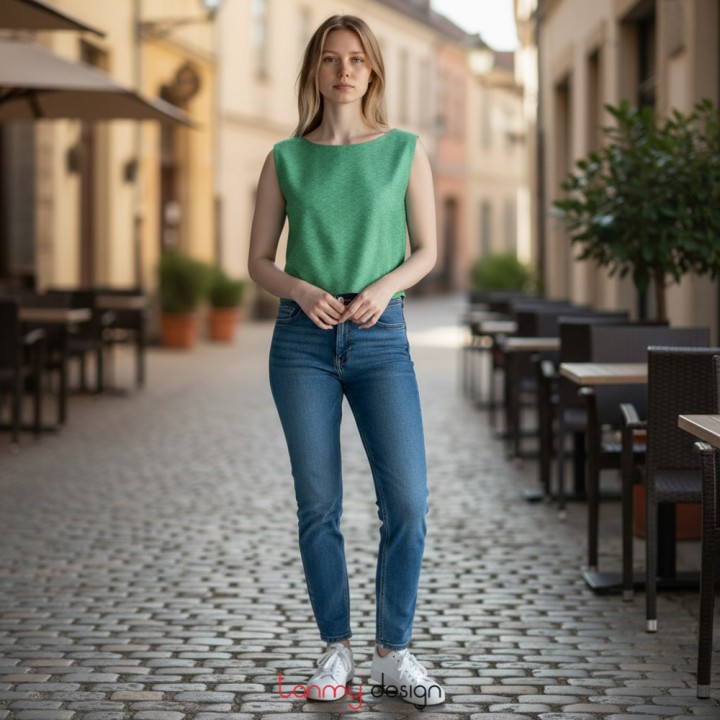 Silk top CUCKOO - HA LONG